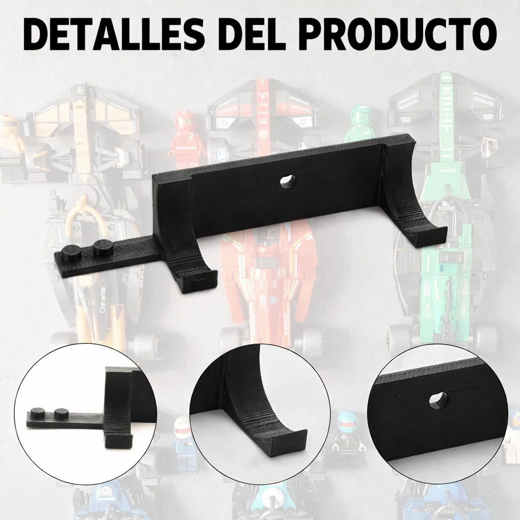 Soportes de pared para coches tipo Speed Champions
